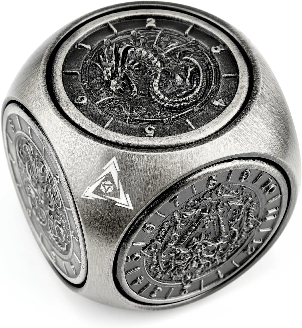 Haxtec Spinner Dice 7-in-1 Metal DND Dice Set for Gamers