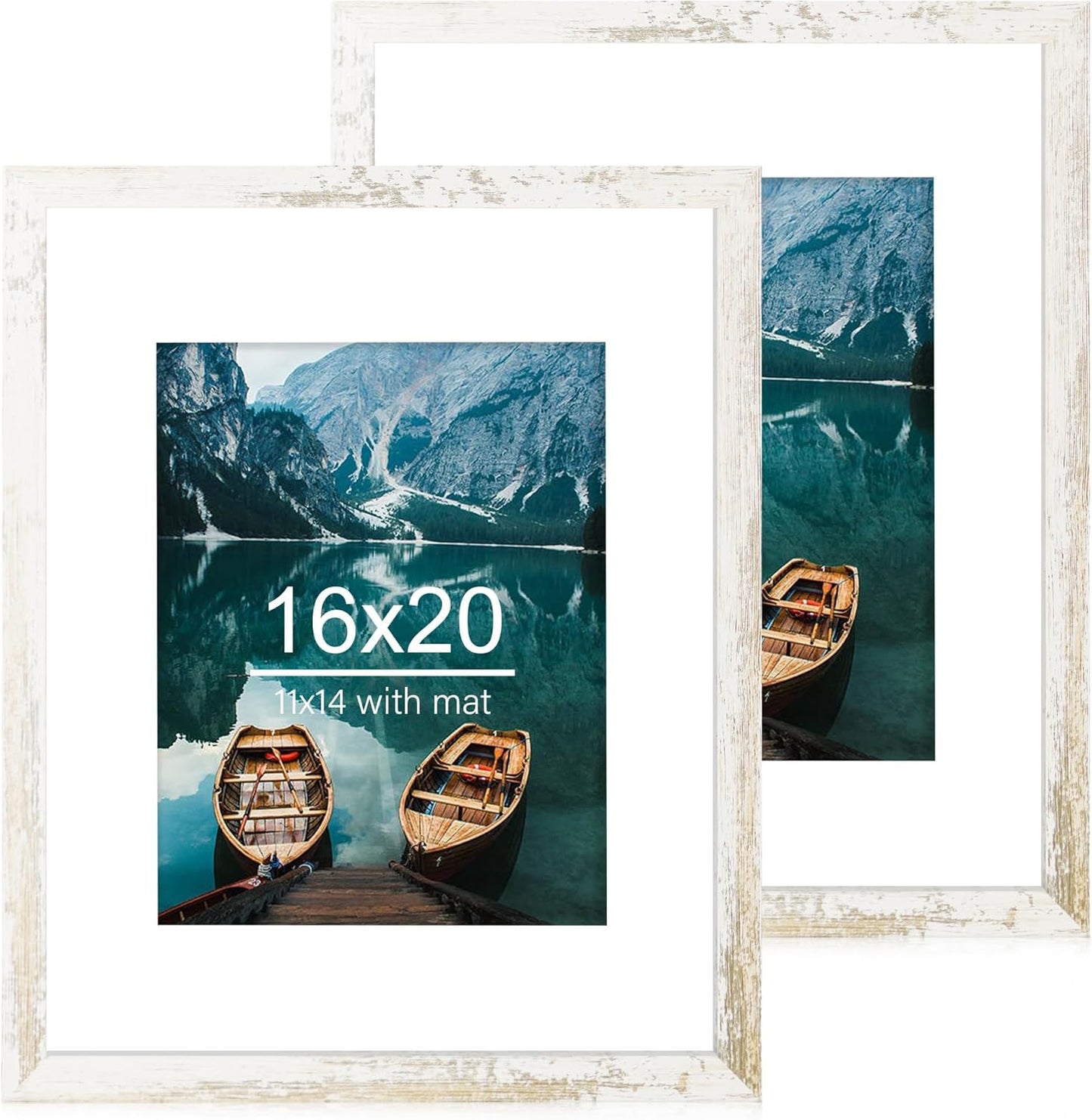 16x20 Frames Set of 2 for Rustic Home Decor and Gifts