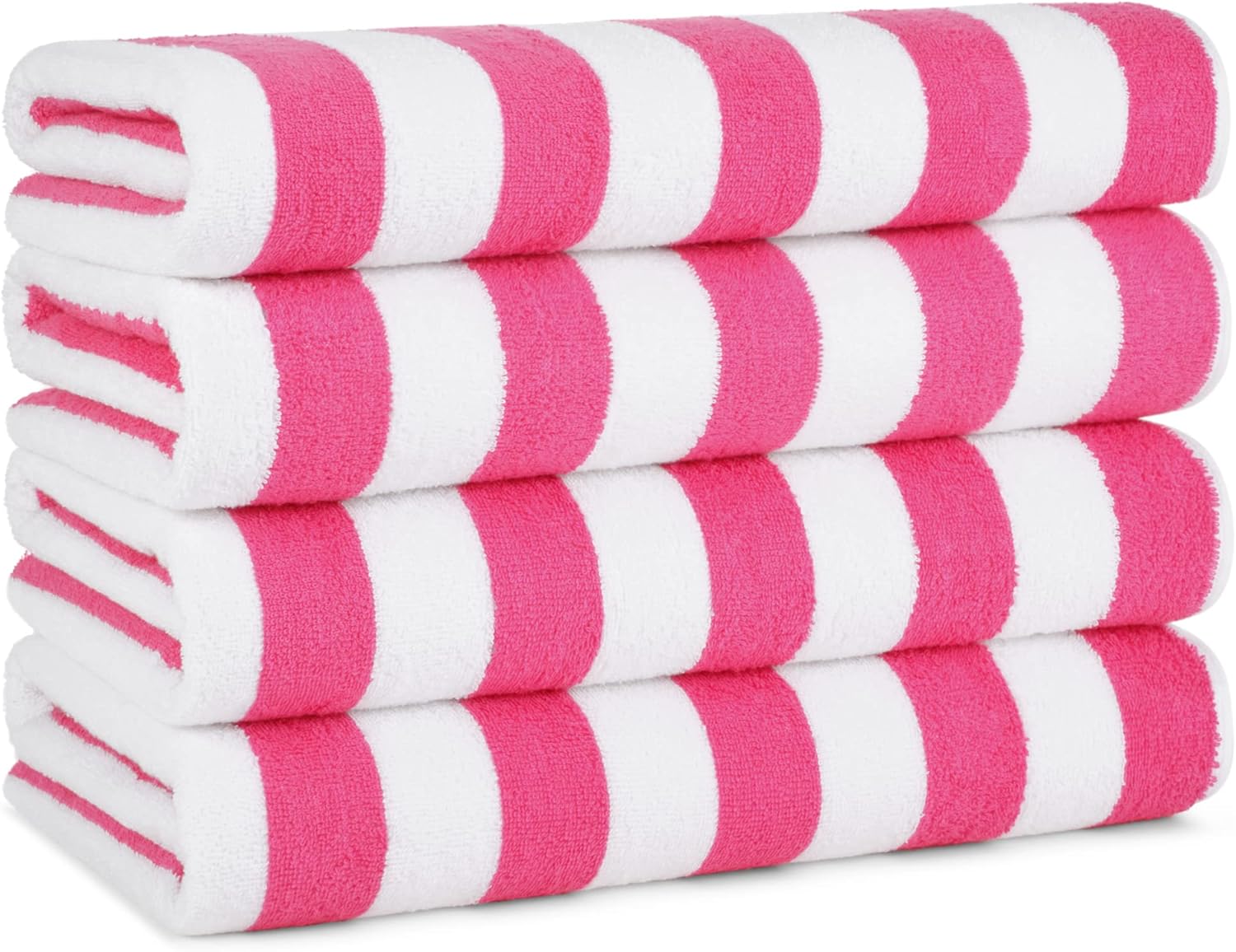 California Cabana Stripe Beach Towel Set - Large Quick Dry Towels