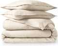 Bare Home Flannel Duvet Cover Set Full - Velvety Soft Heavyweight