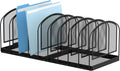 SUPEASY 9 Section Mesh File Organizer For Desk - Vertical File Sorter