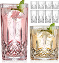 Crystal Glassware Set for Cocktails & Whisky