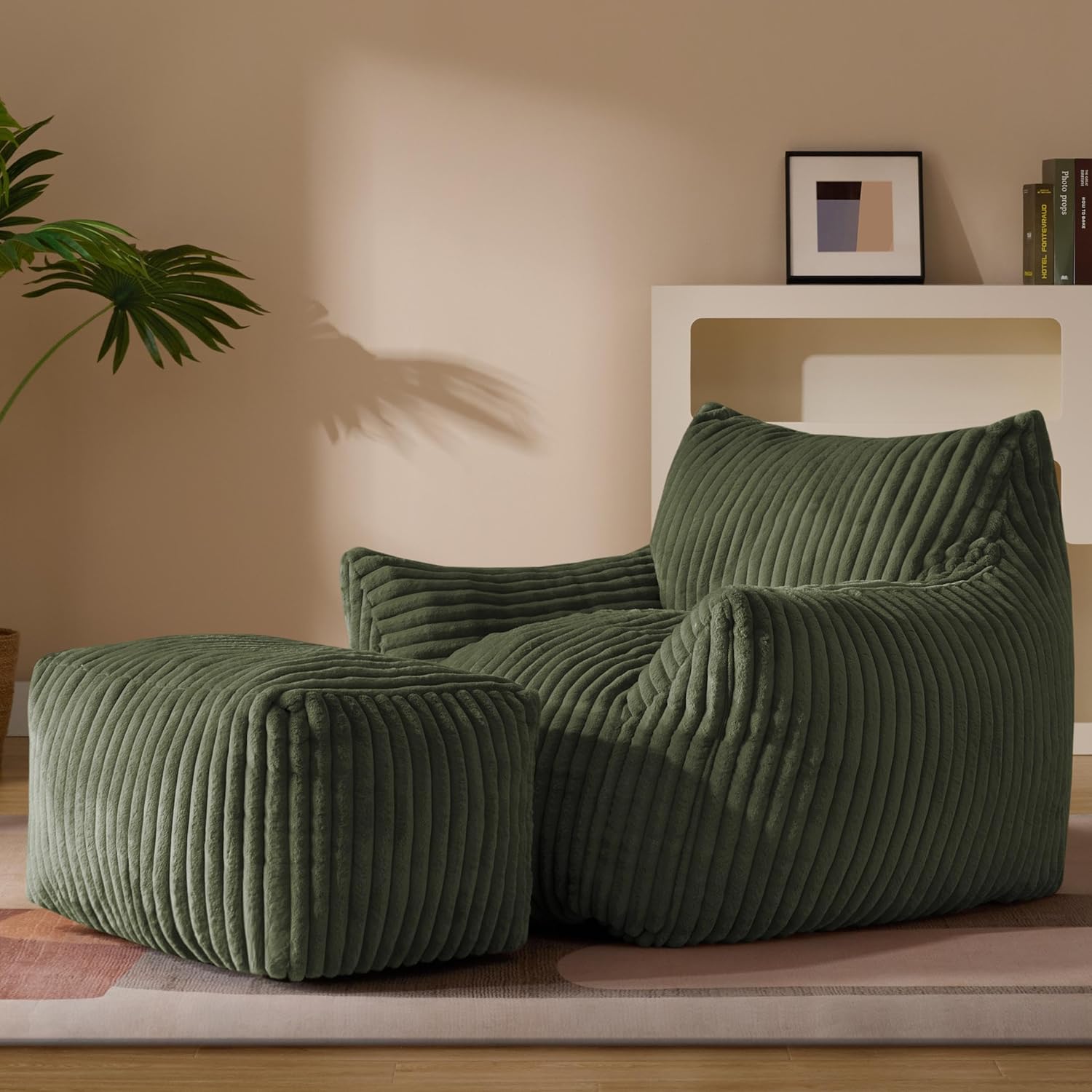 Oversized Bean Bag Chaise Lounge Chair for Ultimate Comfort