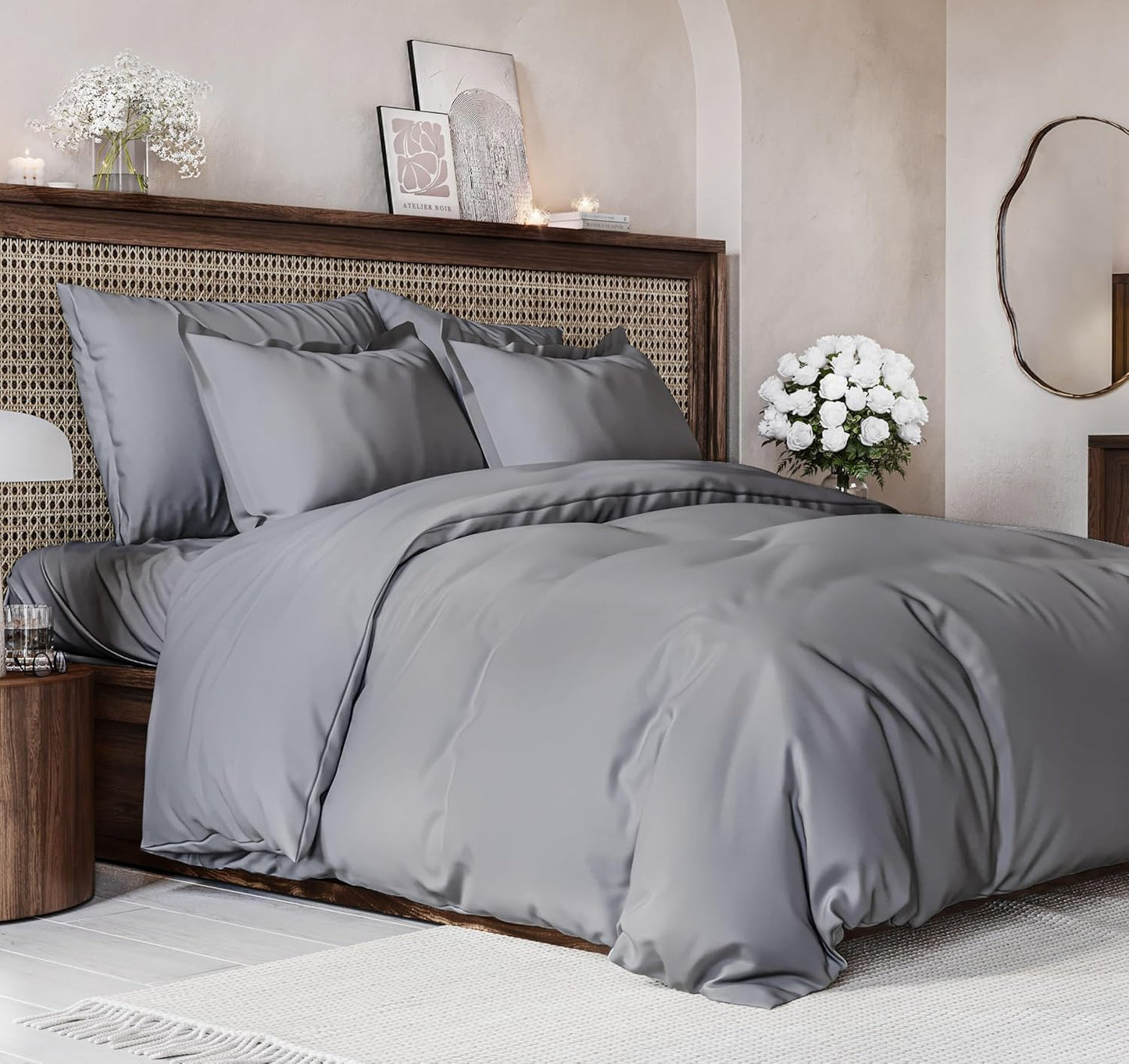 Duvet Cover King Size Set - Extra Soft & Comfy Bedding