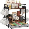 Coffee Bar Organizer 3 Tier Coffee Station Organizer - Compact