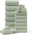 Elegant 18 Piece Family Towel Set for Spa and Home Comfort