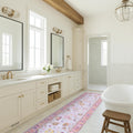 Fame Rugs Modern Oushak Runner Rug - Vintage Pastel Hallway Runner