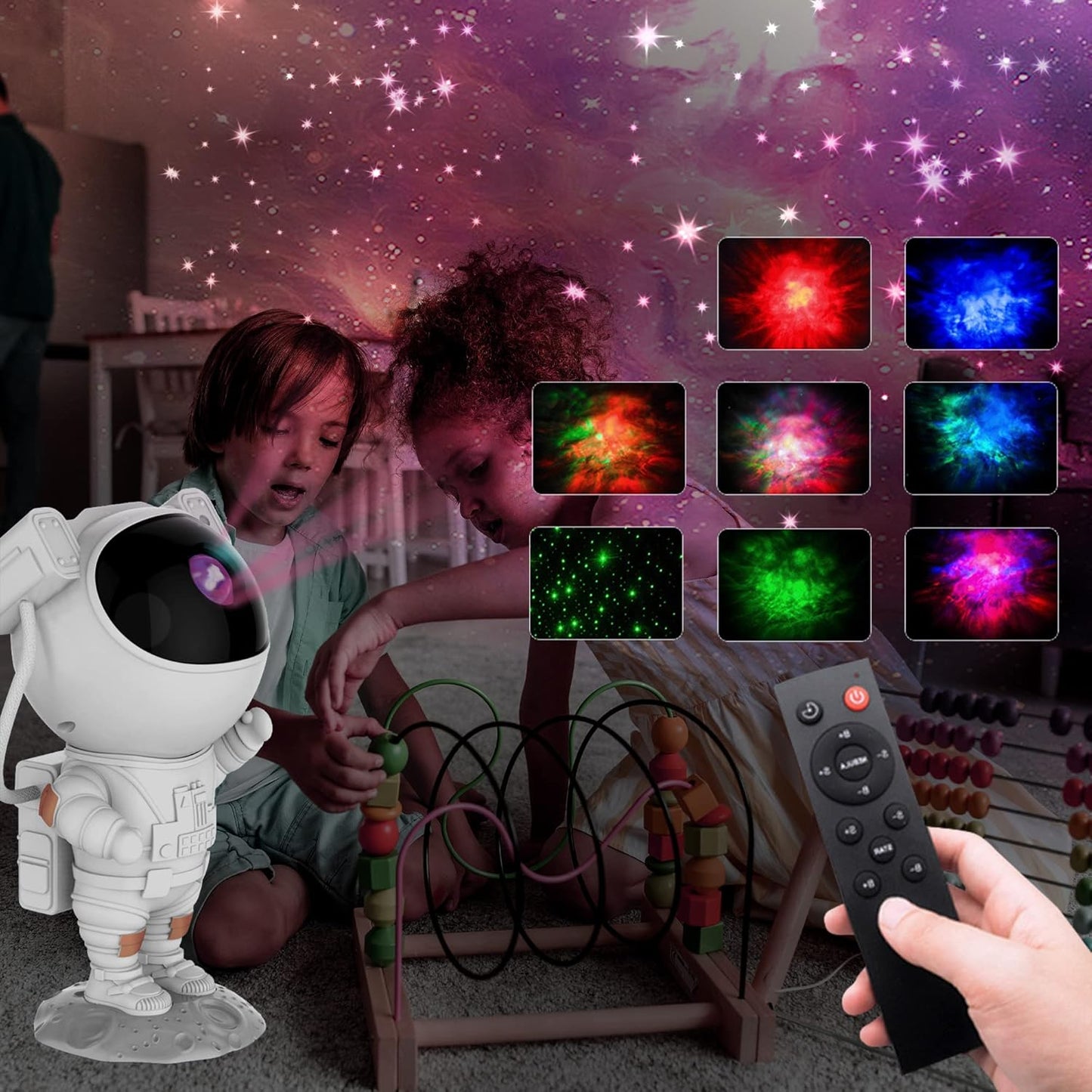 Galaxy Nebula Projector, Remote Timer, Kid's Gift!