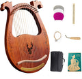 Lyre Harp 16-String Mahogany Lyre Harp - Warm Resonant Tone