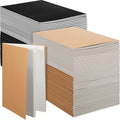 Kraft Notebook Journals A5 100-Pack - Bulk Lined Notebooks for Notes