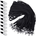 300 Pcs Lanyards Clips for ID Name Badge Holder in Black