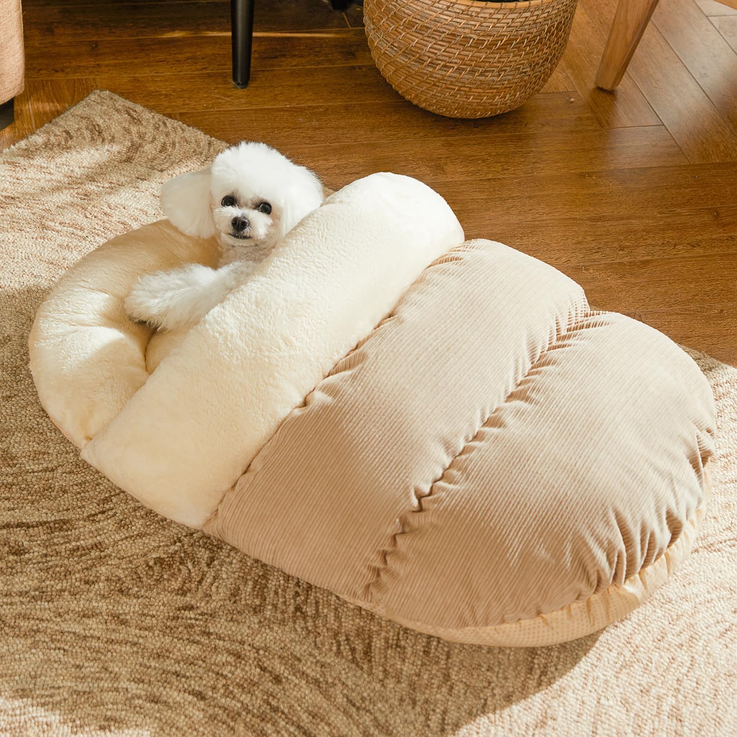 Ultra Soft Plush Cat Cave Bed for Cozy Indoor Comfort