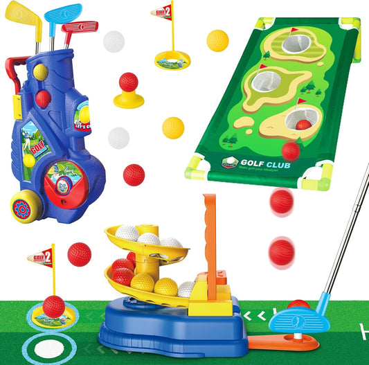 Qutumill Toddler Golf Set - Ultimate Mini Golf Fun!