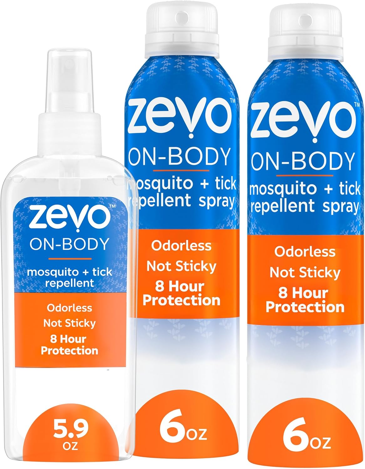 Zevo On-Body Tick & Mosquito Repellent Spray for Family Use