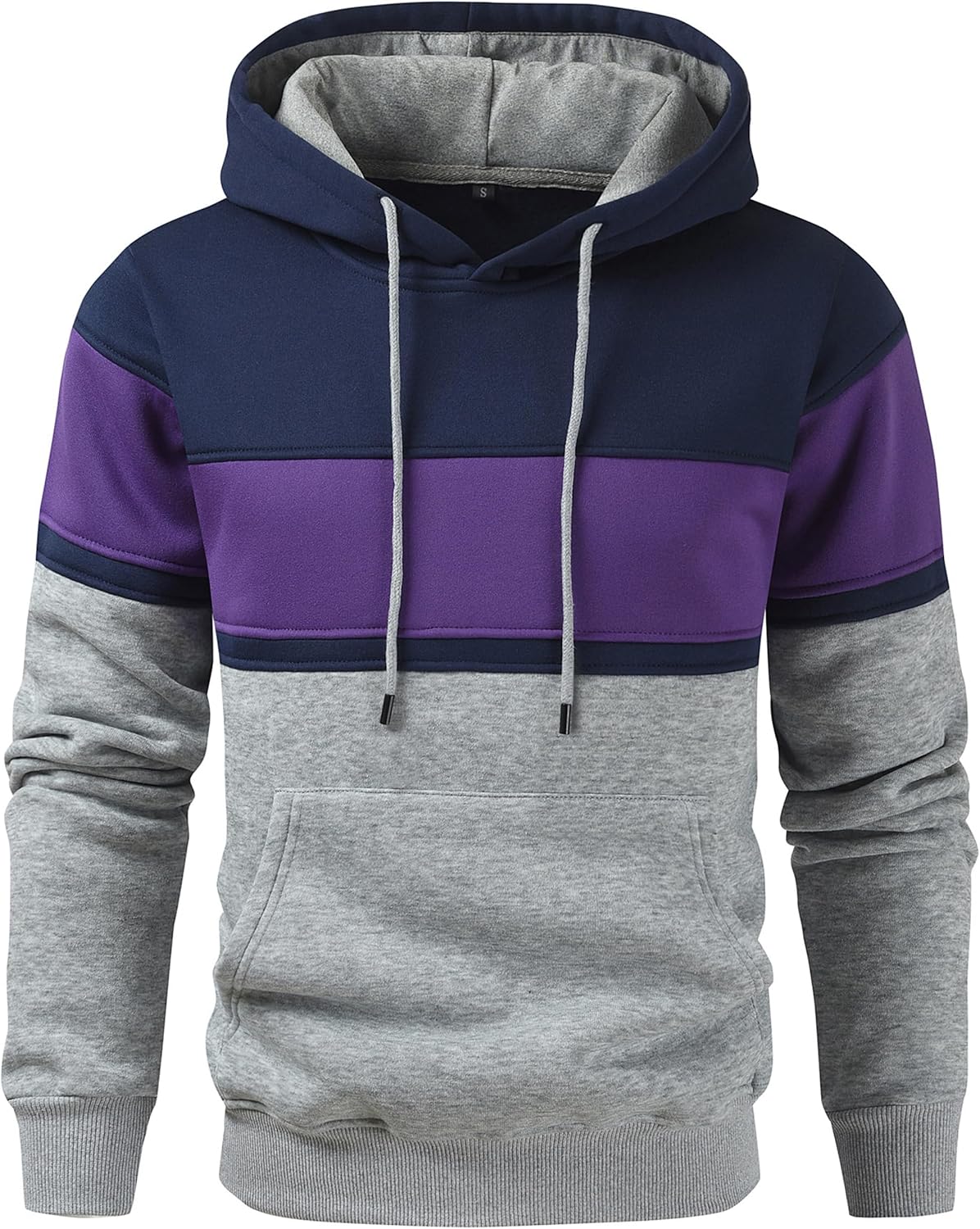 Lulucleaf Color Block Hoodie for Stylish Comfort