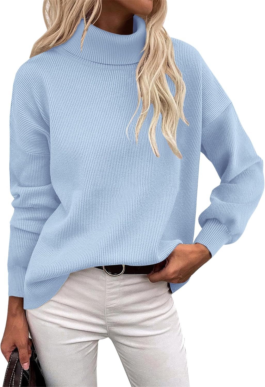 Zeagoo Women's Turtleneck Sweater: Cozy Chunky Knit Style