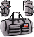 Tactical Gym Bag for Men 50L Large 3-in-1 Sports Duffle - Travel