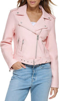 Levi's womens The Belted Faux Leather Moto Jacket - Timeless Moto look