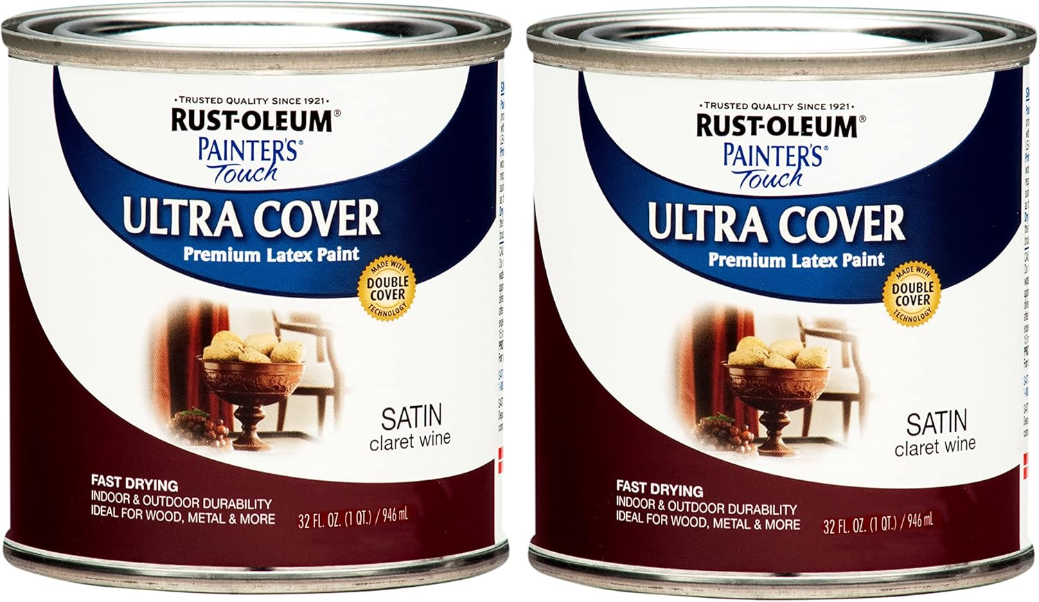 Rust-Oleum Painter's Touch Satin Claret Wine Paint Review