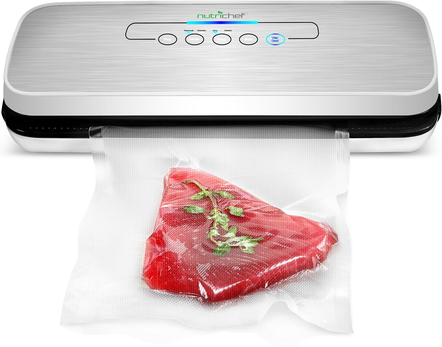 NutriChef Vacuum Sealer Machine for Food Preservation & Meal Prep