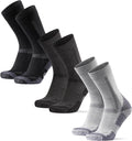 DANISH ENDURANCE Hiking Socks Merino Wool 3-Pack - Anti Blister