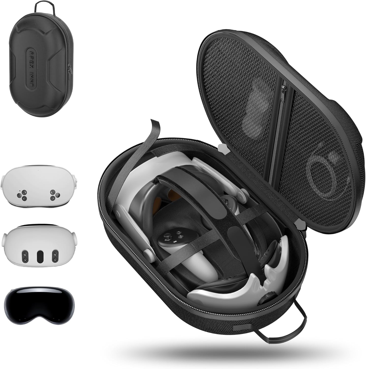 APEXINNO Large Carrying Case for Meta Quest 3/3S/2 Accessories
