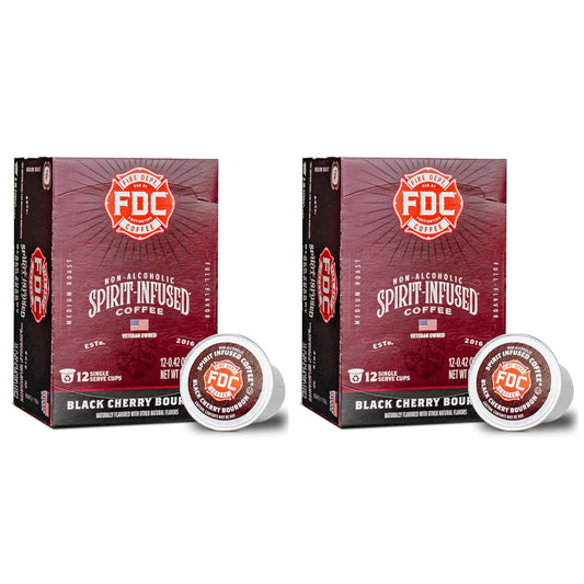Black Cherry Bourbon Coffee K Cups - Veteran Owned Quality Brew