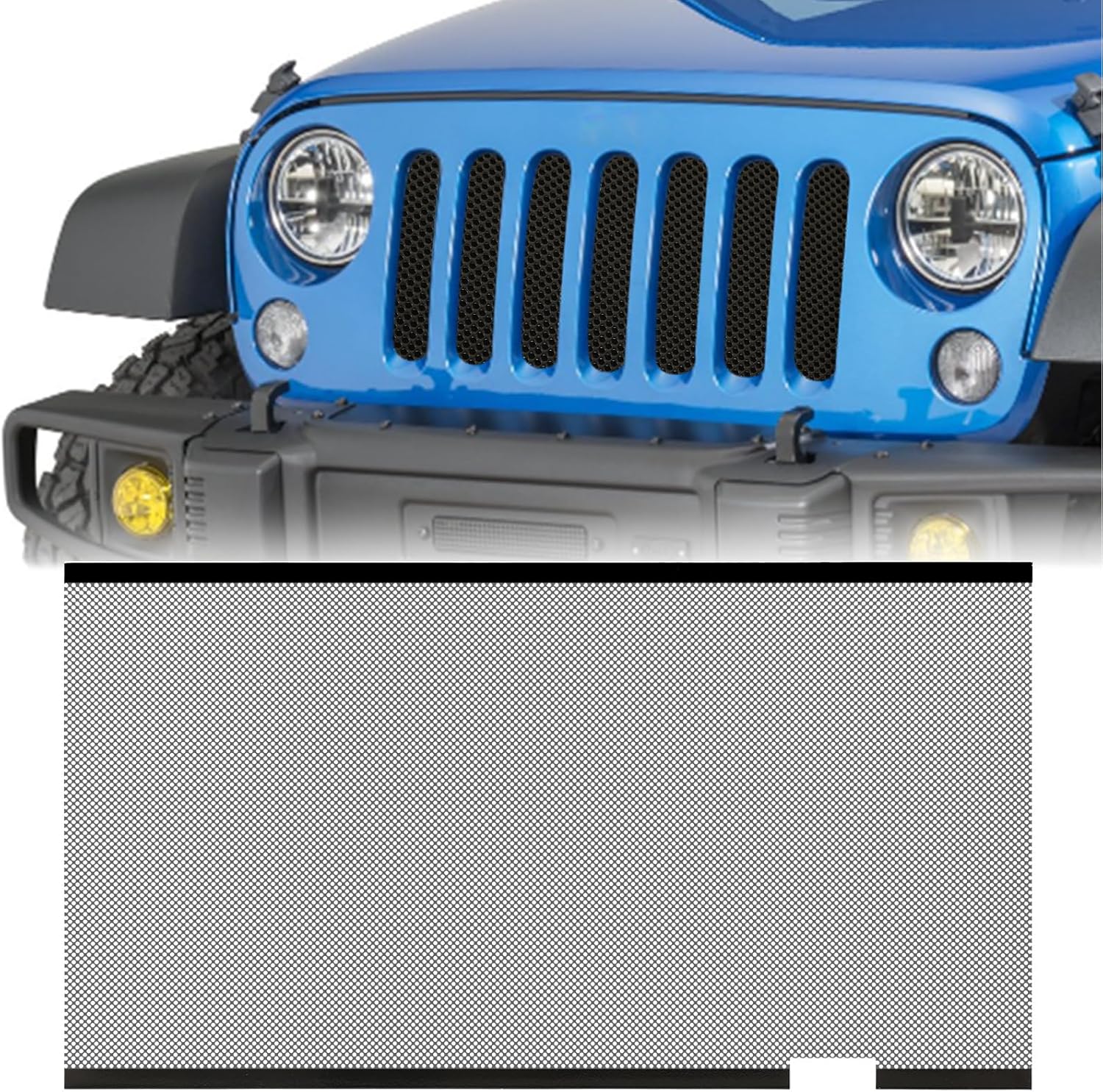 moveland Grill Insert for Jeep - Durable Aluminum Alloy Screen