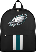 Philadelphia Eagles Team Logo Solid Stripe Football Backpack - Fan