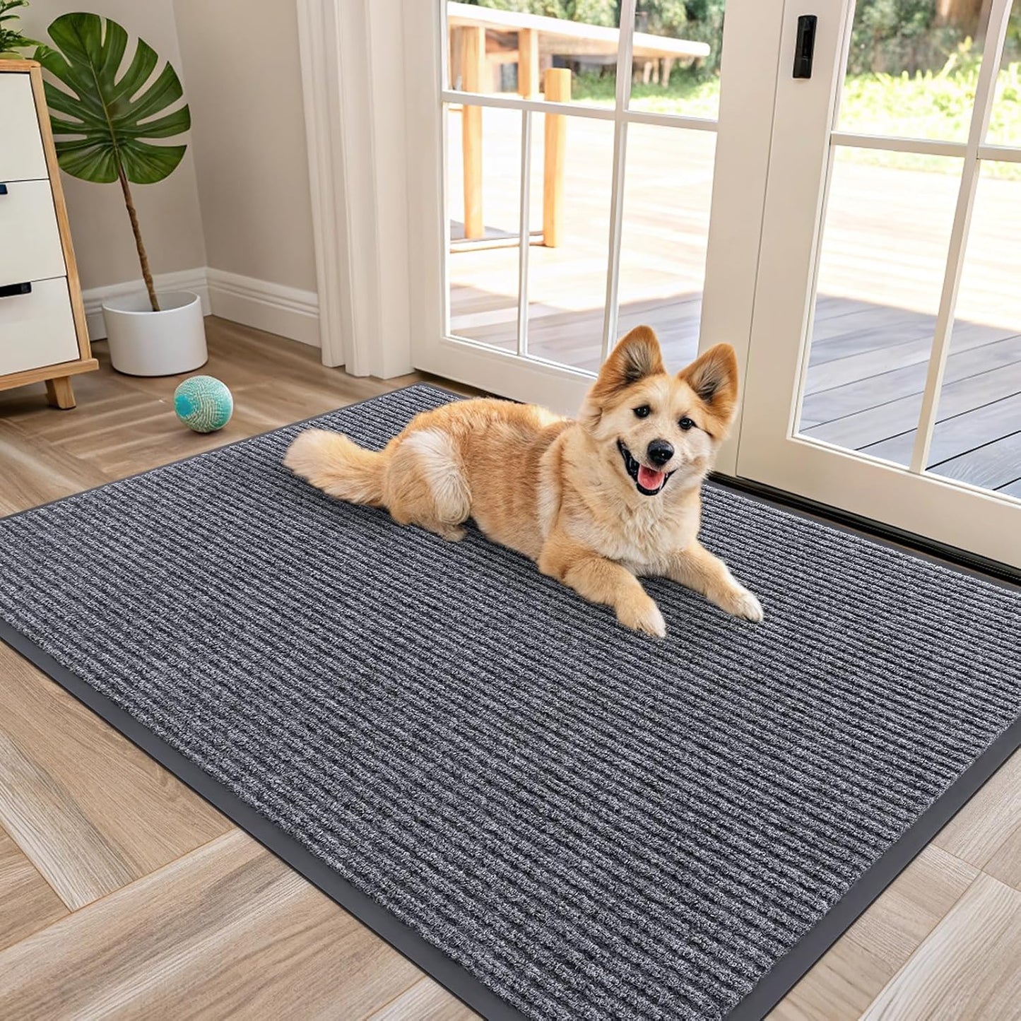 OLANLY Waterproof Heavy Duty Doormat for Indoor Outdoor Use
