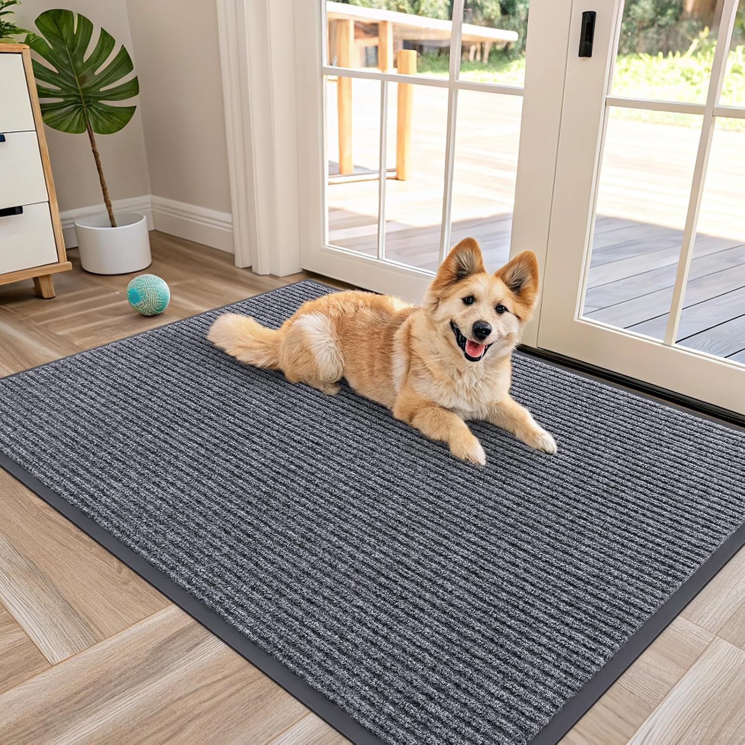 OLANLY Waterproof Heavy Duty Doormat for Indoor Outdoor Use