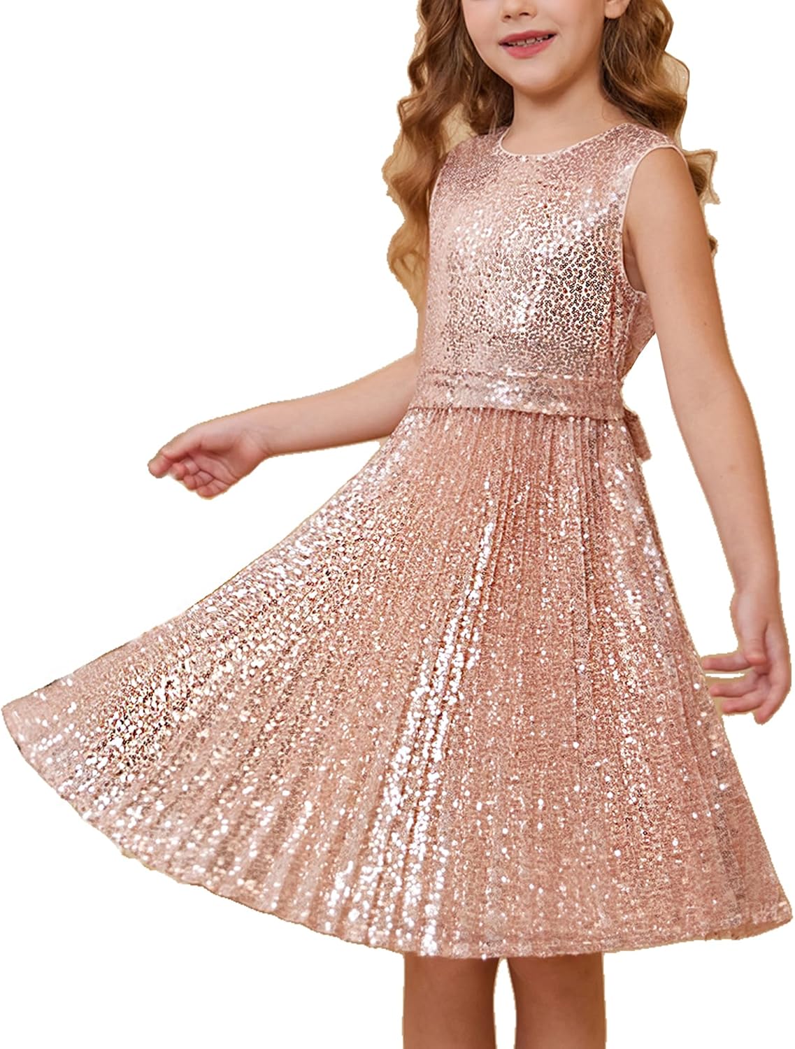 Girls Sequin Dress by GRACE KARIN for Prom and Parties