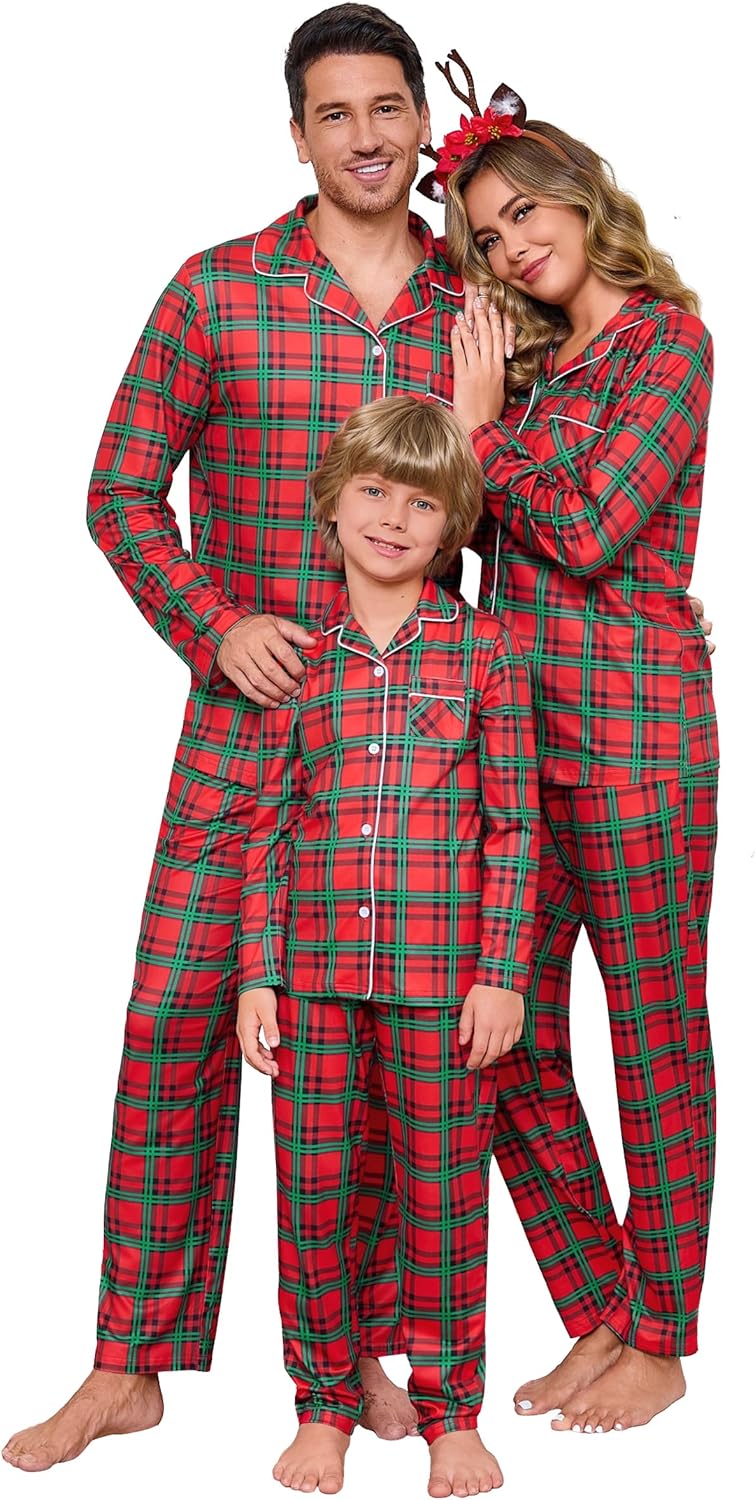 iClosam Christmas Family Matching Pajamas Set for Everyone