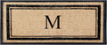 Large 30x60 Coir & Rubber Monogrammed Door Mat - Thick Durable