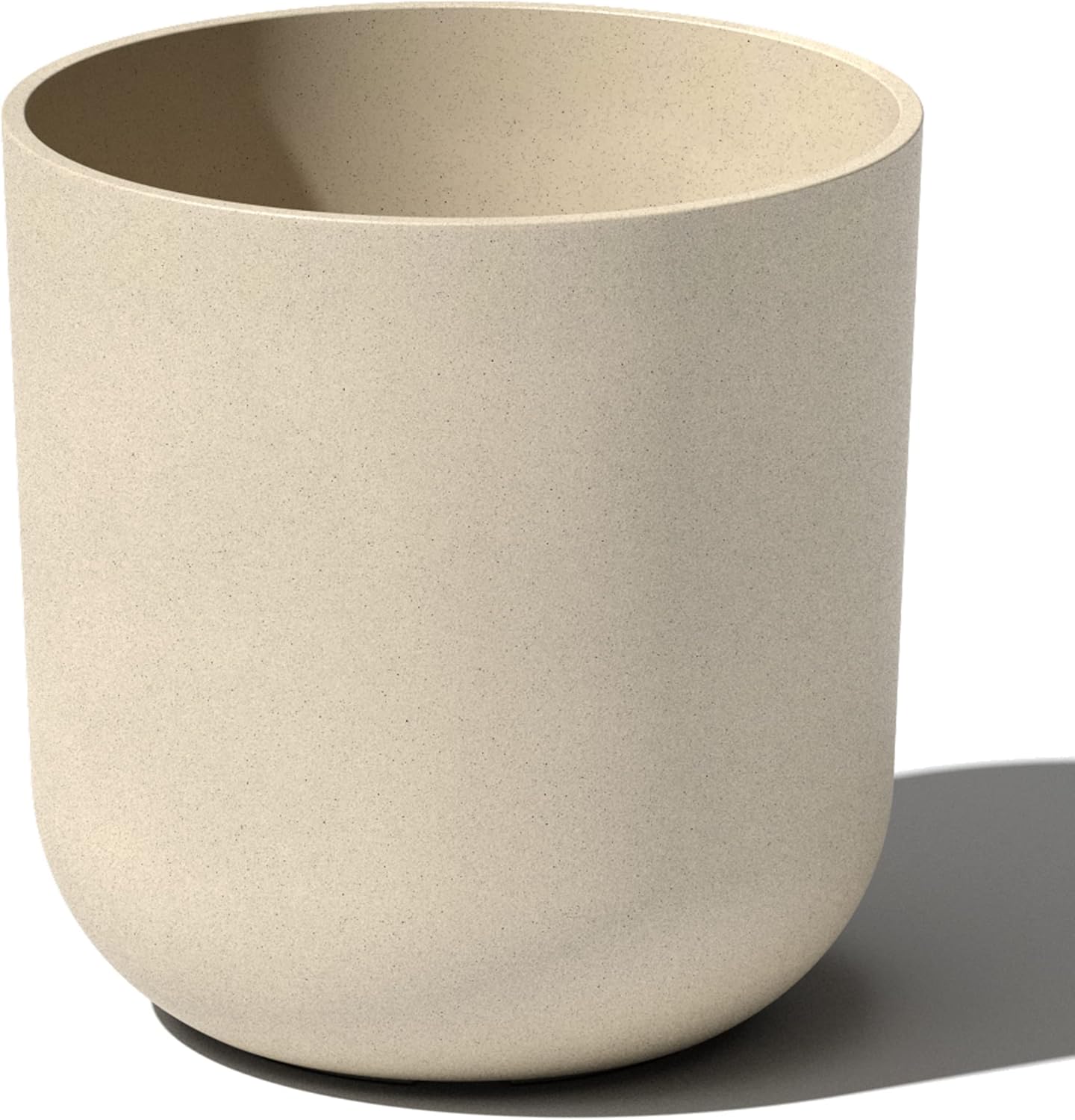 Veradek Round Lima Plastic Planter for Indoor and Outdoor Use