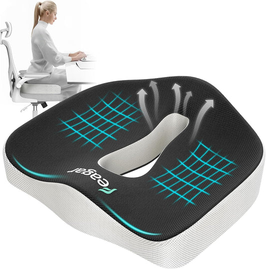 Feagar XL Memory Foam Cushion: Ultimate Comfort!