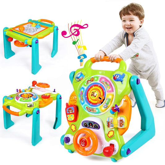 ORWINE 3-in-1 Baby Walker: Stand, Play, Learn!