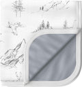 Pobibaby 3-Layer Baby Blanket 50in x 50in - Ultra-Soft Neutral