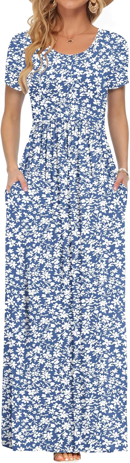 AUSELILY Women's Casual Maxi Dress: Soft, Stylish & Comfortable