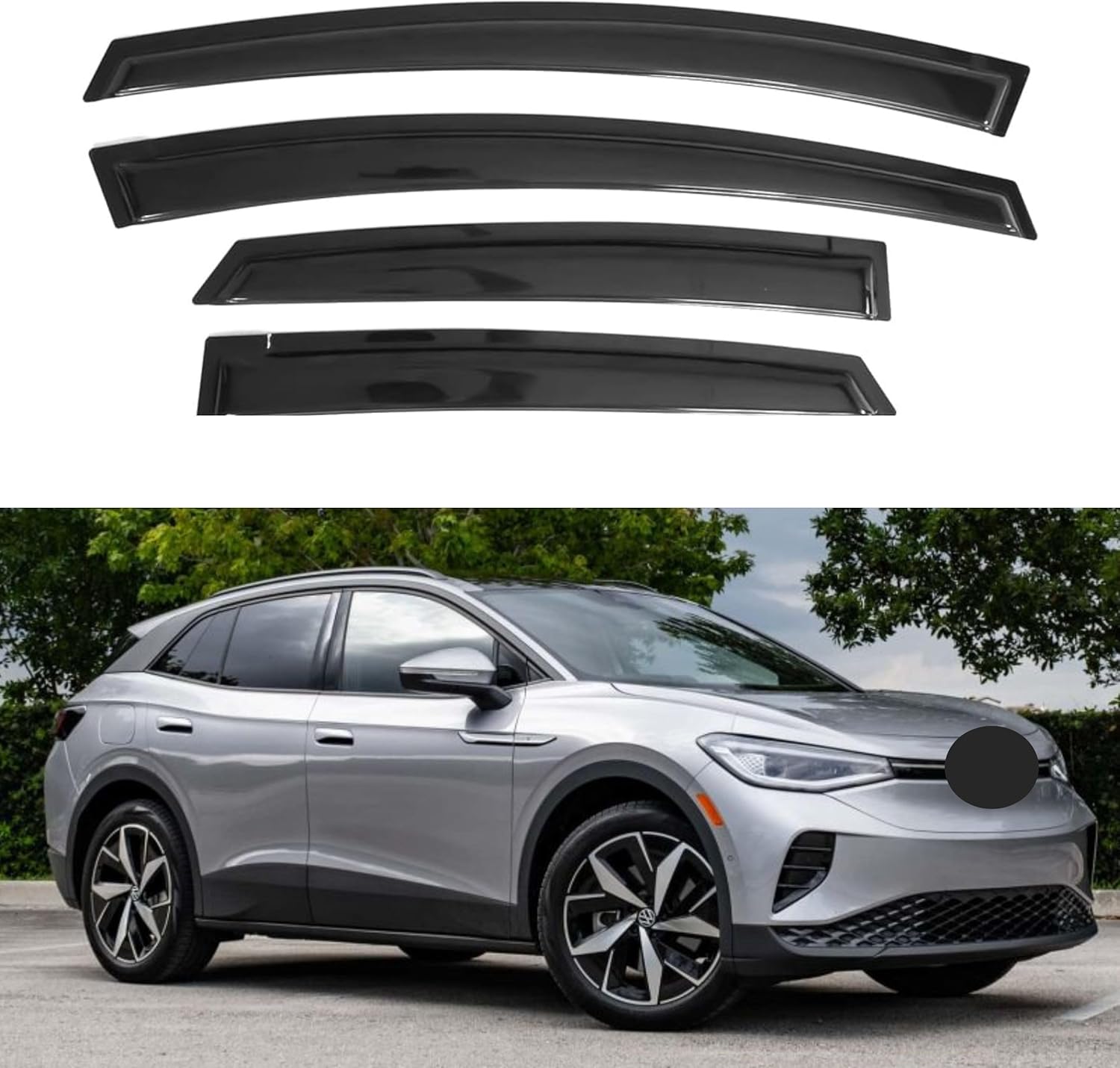IG Window Visor for Volkswagen ID.4 2021-2024 - Durable Rain Guard