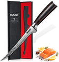 Huusk Filet Knife for Fish 7 in Fillet Knife - Precise Flexible Blade