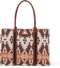 Wrangler Aztec Tote Bag for Women - Trendy Bohemian Handbag