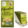 Ginger Dark Chocolate Bar 65% Cocoa - Crystalized Ginger Bite