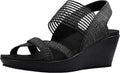 Skechers Women's Beverlee High Tea Wedge Sandal - Cushioned Linen