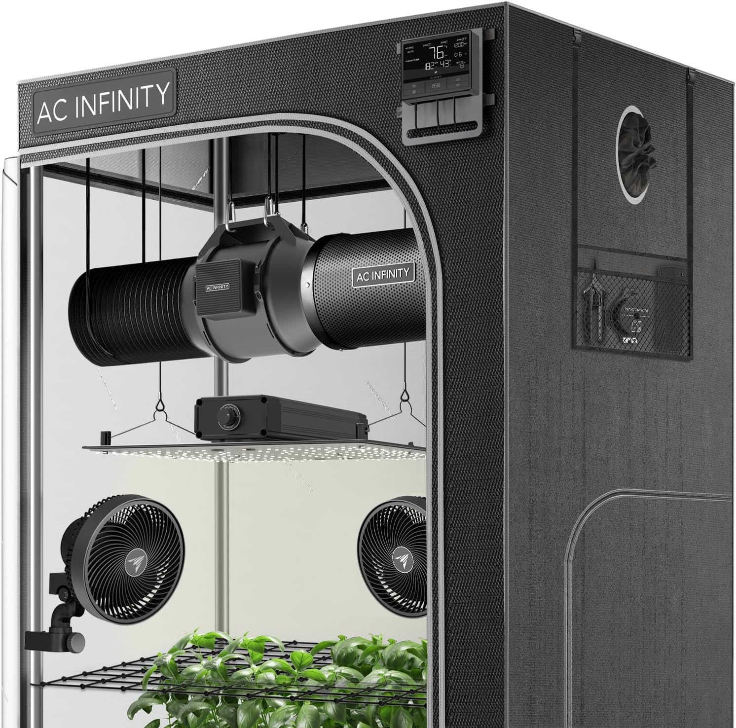 AC Infinity 4x4 WiFi Grow Kit: Automated Ventilation & Samsung LM301H LED