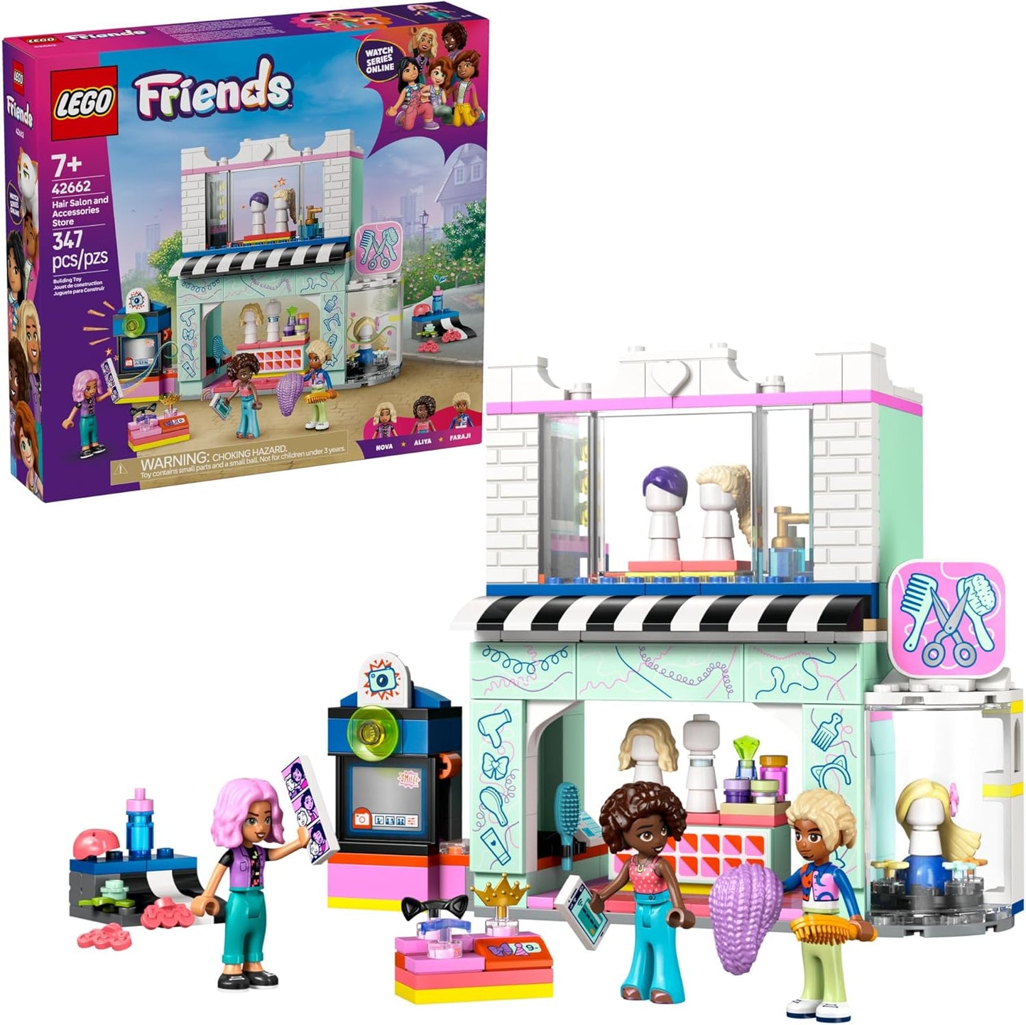 LEGO Friends Hair Salon Toy Building Set for Creative Play