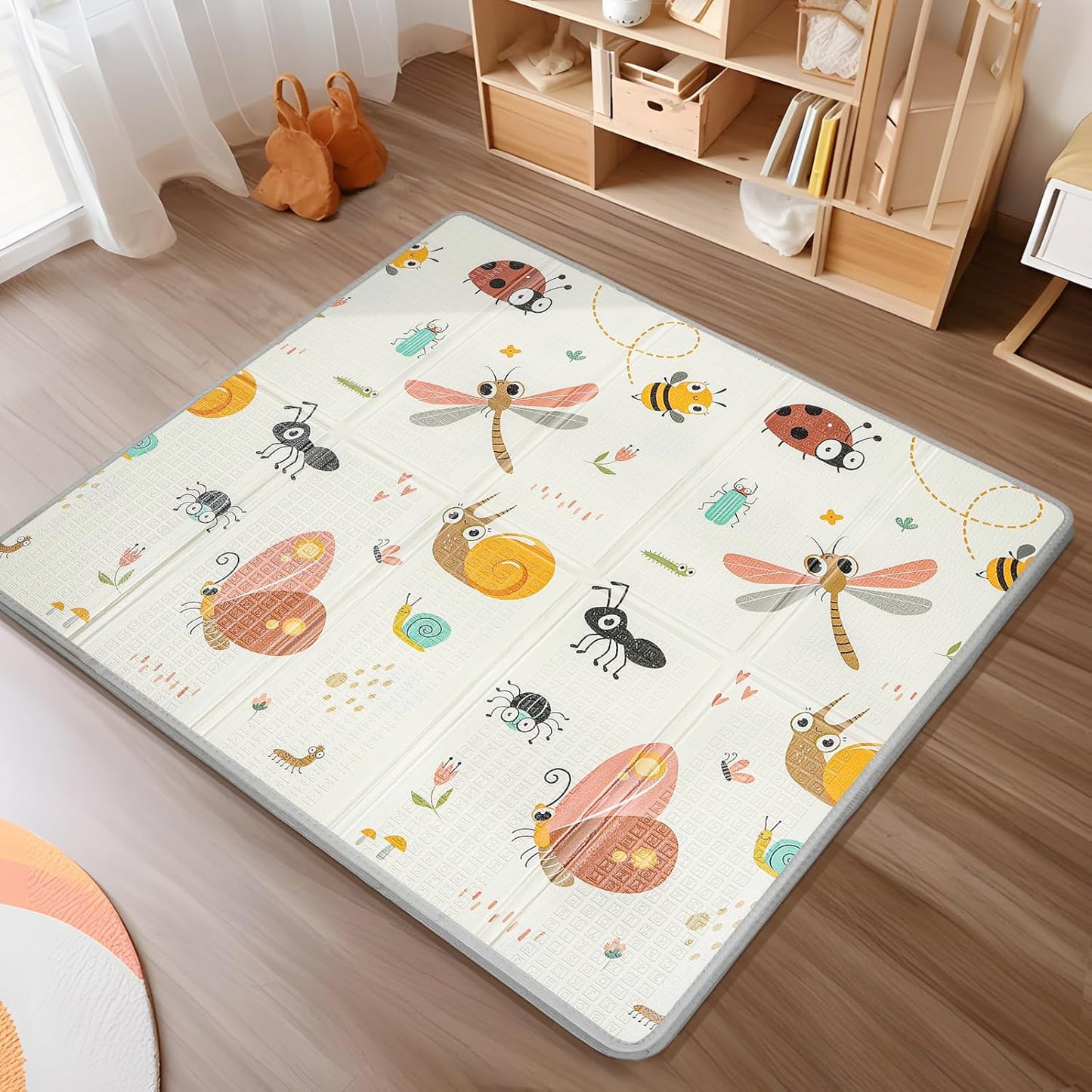 Foldable Baby Play Mat for Safe Tummy Time and Playtime Fun