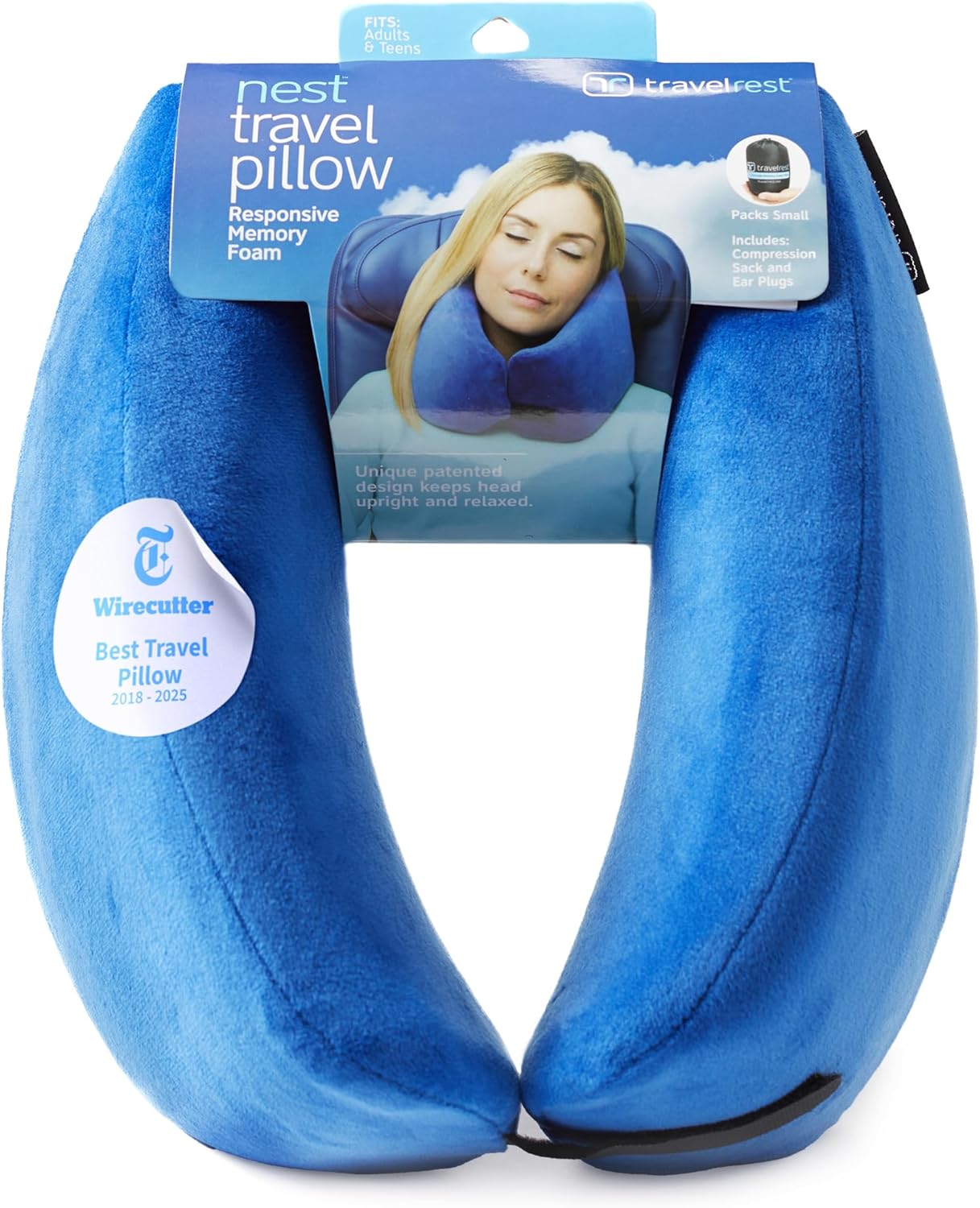 Travelrest Nest Neck Pillow for Ultimate Comfort on Flights