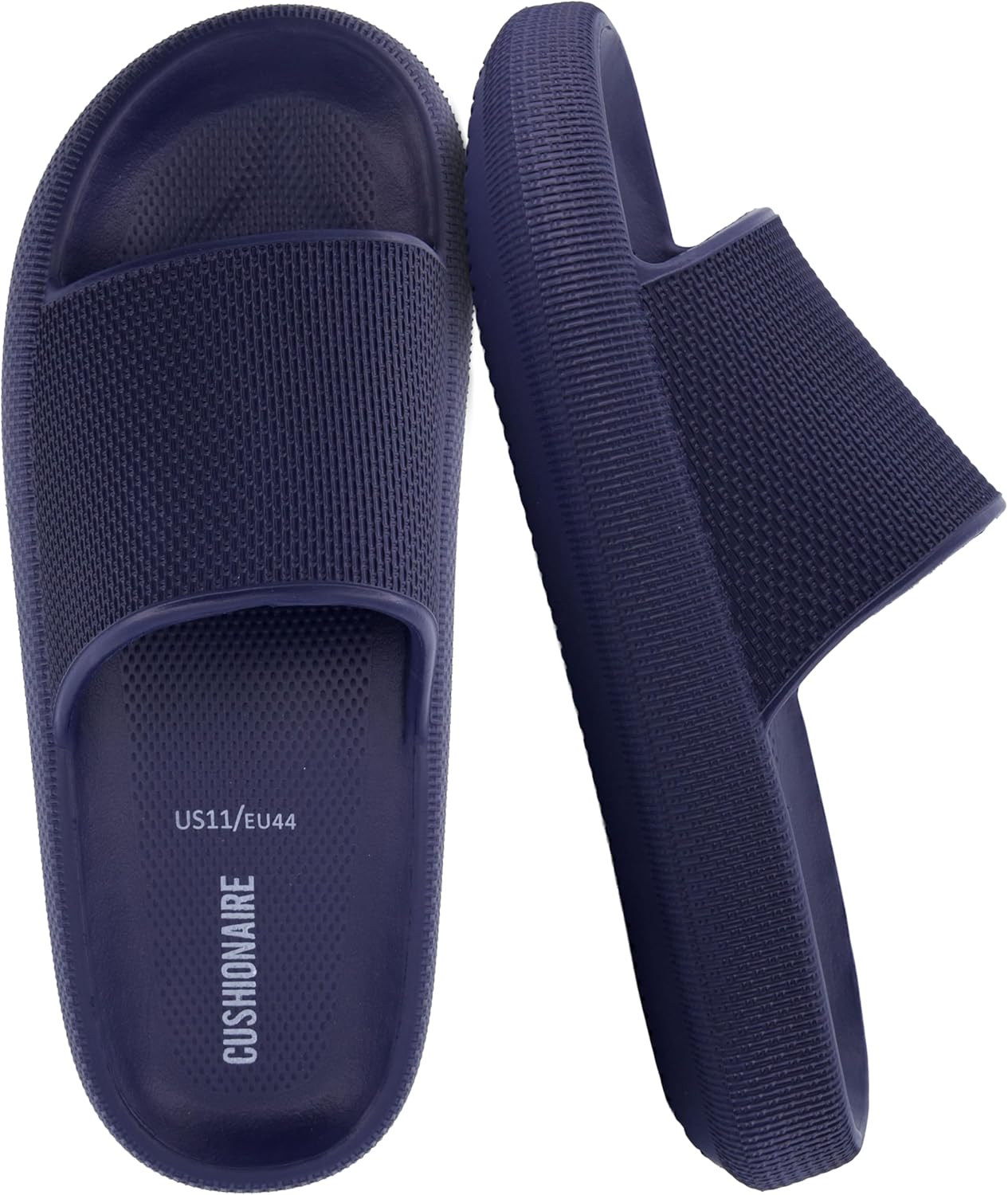 CUSHIONAIRE Feather EVA Mens Sandals for Ultimate Comfort