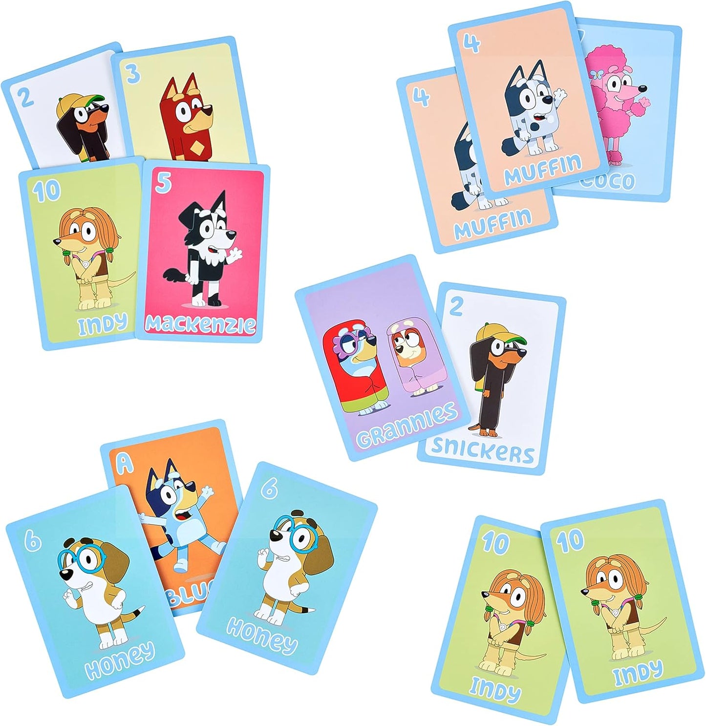 Ultimate Fun with Bluey 5-in-1 Card Set!